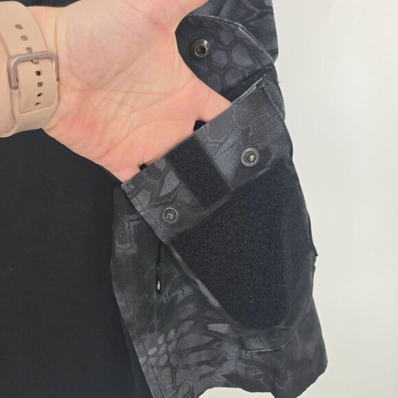 Kryptek mens size XL Black camo Tactical short sleeve rugby rugged ventilated - Picture 6 of 8